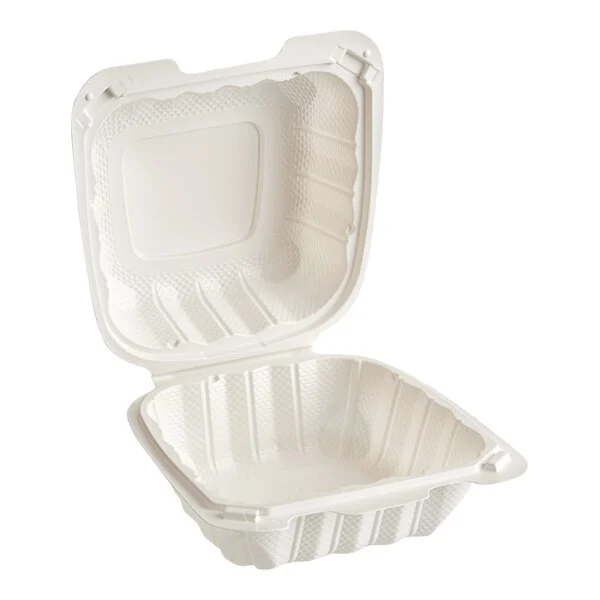 Hinged Lid To-Go Container (Microwavable)