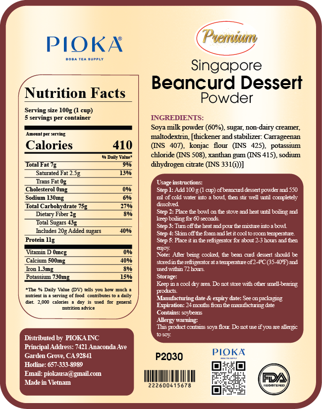 Beancurd Dessert Powder