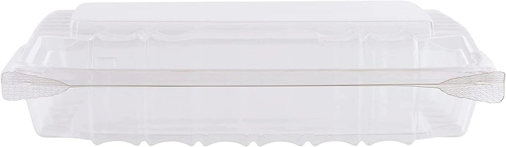 8" x 8" x 2" Clear Hinged Plastic Clamshell – 250pcs