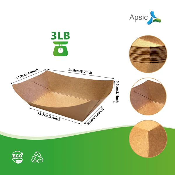 3 LB KRAFT FOOD TRAY 5.4"*3.5"*2.2"
