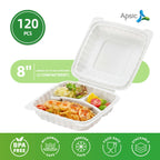 Hinged Lid To-Go Container (Microwavable)