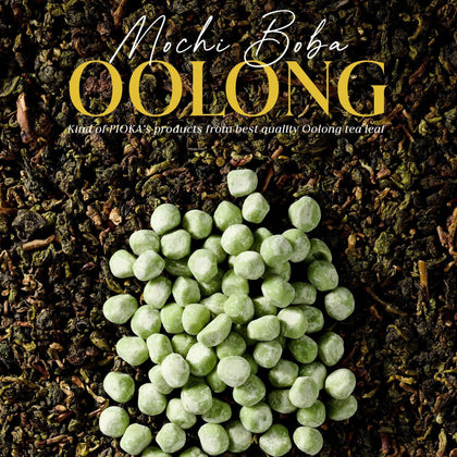 Mochi Boba – Green Oolong Tea Flavor (Soft & Chewy)