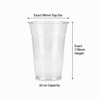 [PET98] Clear Plastic Cup