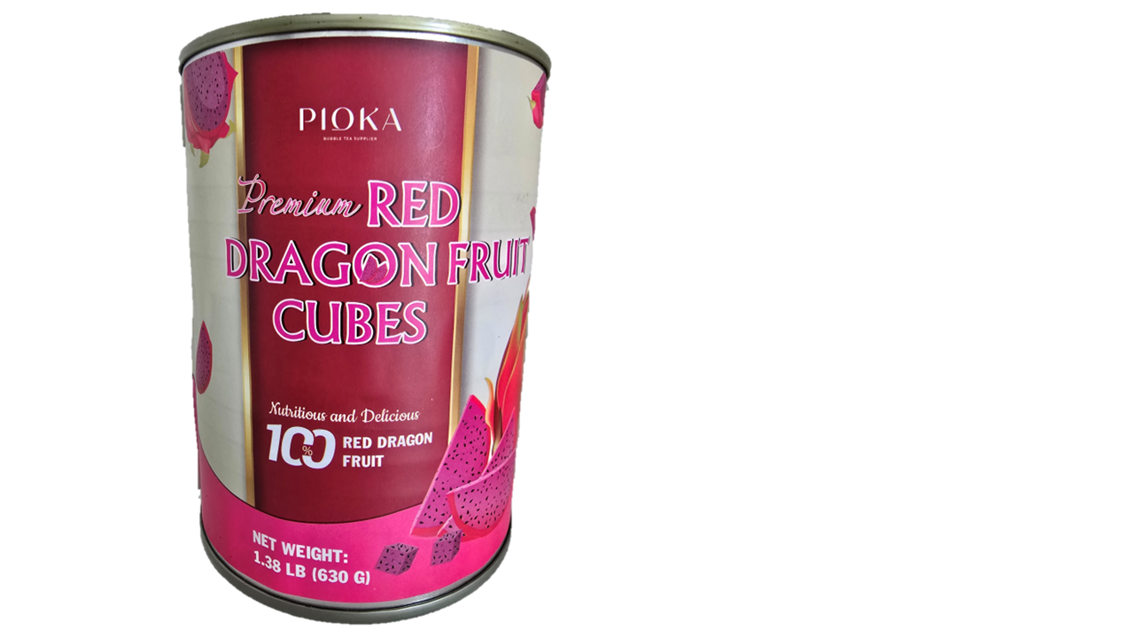 Canned Red Dragon Fruit Cubes